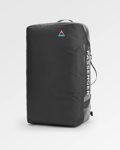 Roamer Recycled 80L Duffel Bag - Phantom Black - Flatlay