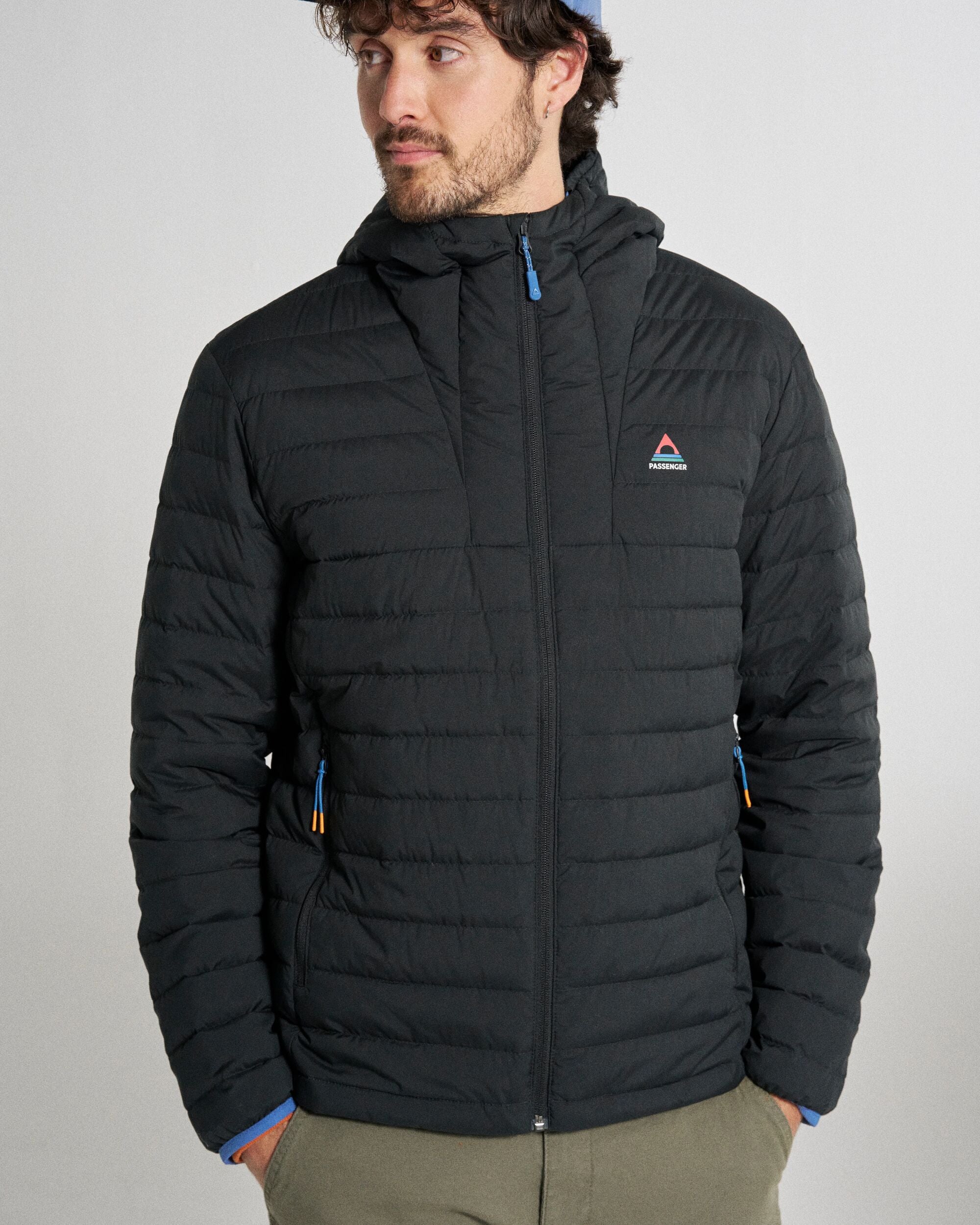 Ashland Down Recycled Jacket - Black - Studio Model
