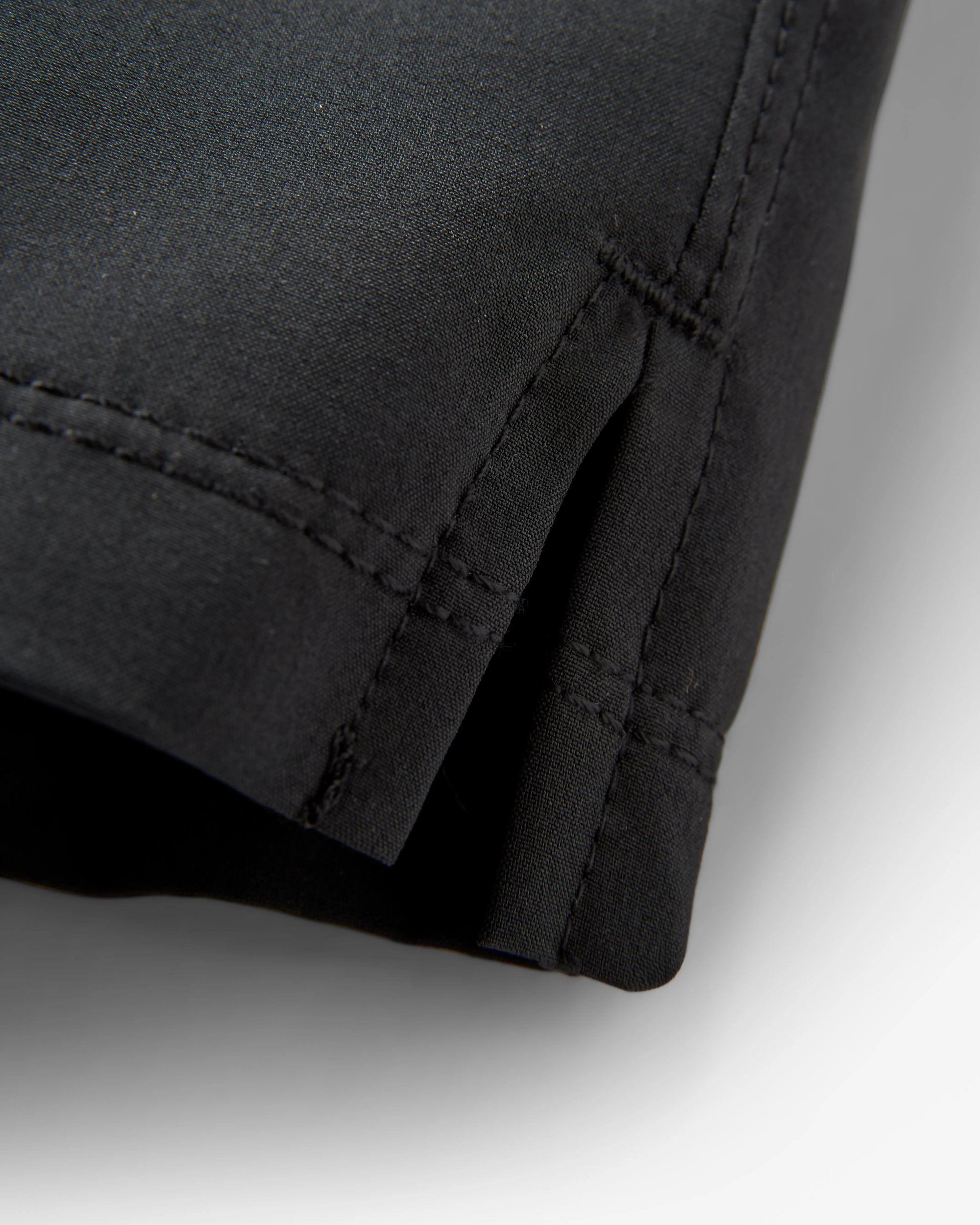 Roundtrip Recycled Trail Short - Black - Flatlay