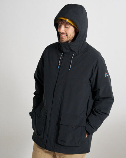 Baltic Recycled Insulated Parka - Black - Studio Model