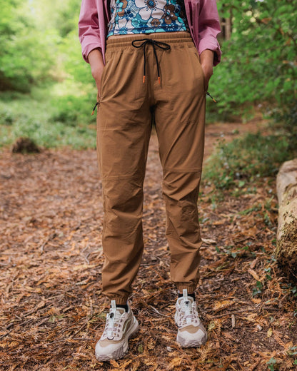 Sandstone Recycled Active Trail Jogger - Toffee - Lifestyle