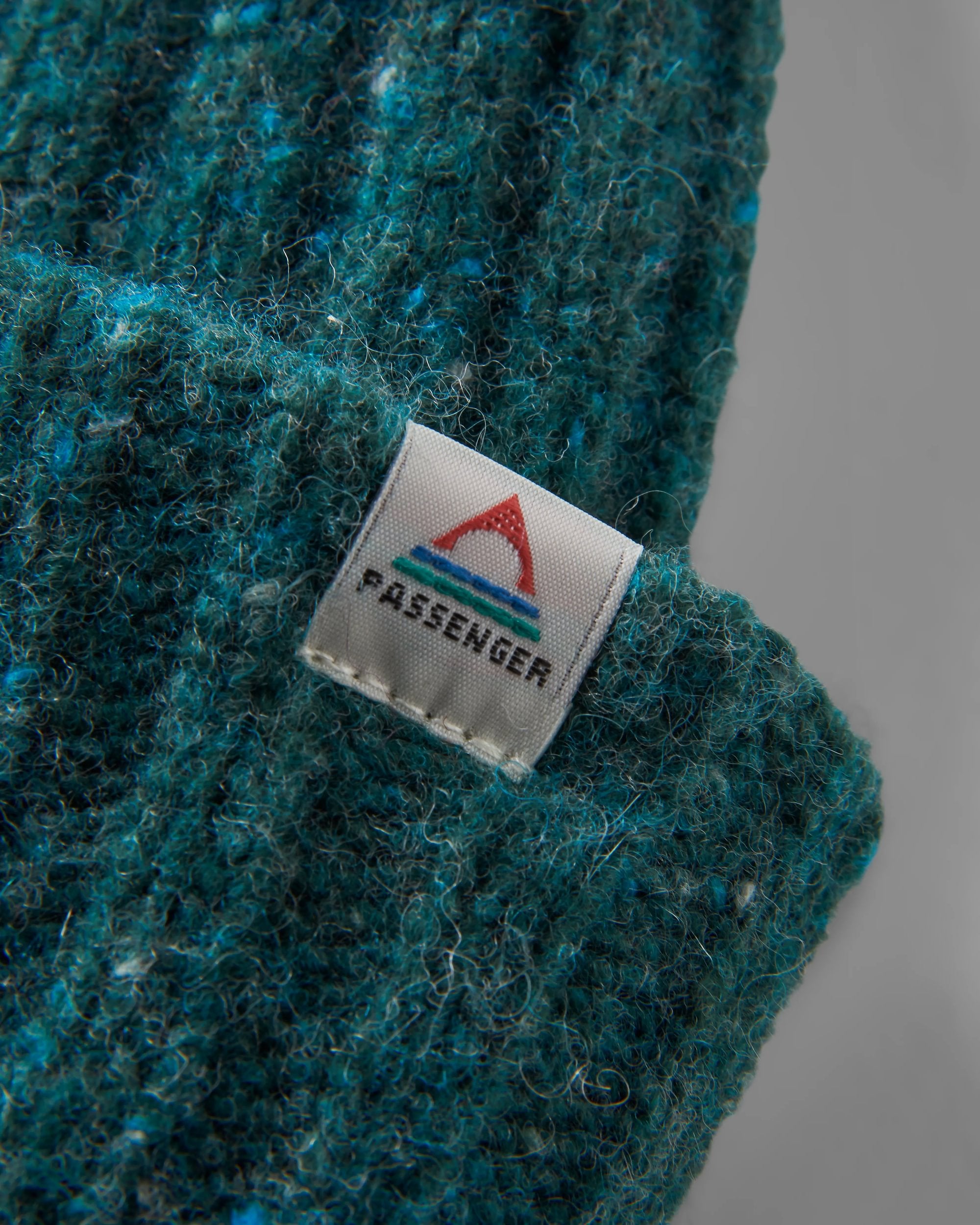 Fisherman Merino Wool Beanie - Fir Tree - Flatlay