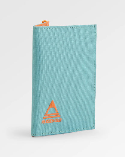 Essentials Recycled Wallet - Arctic/Retro Orange - Flatlay