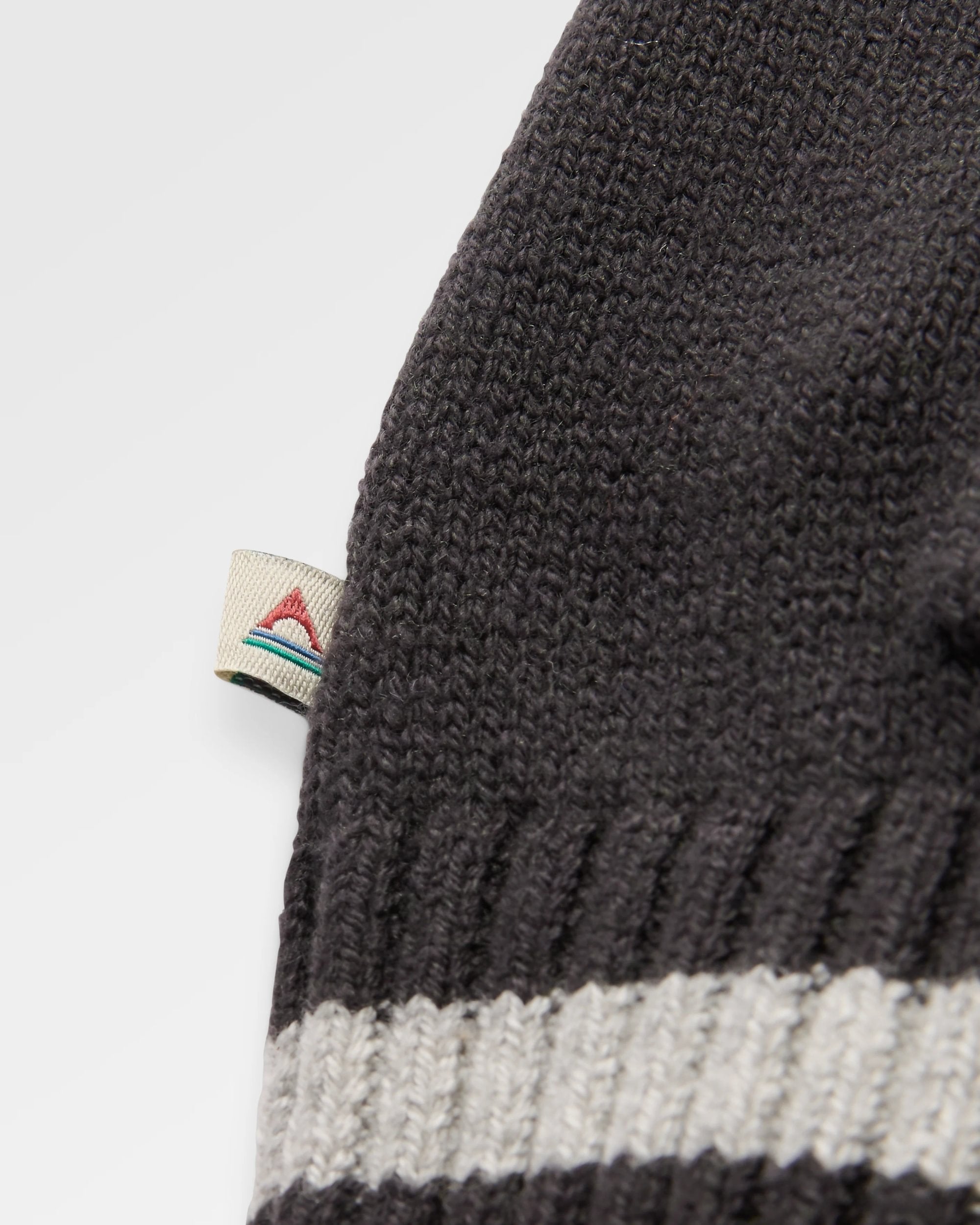 Penida Full-Zip Knitted Jacket - Faded Black - Flatlay