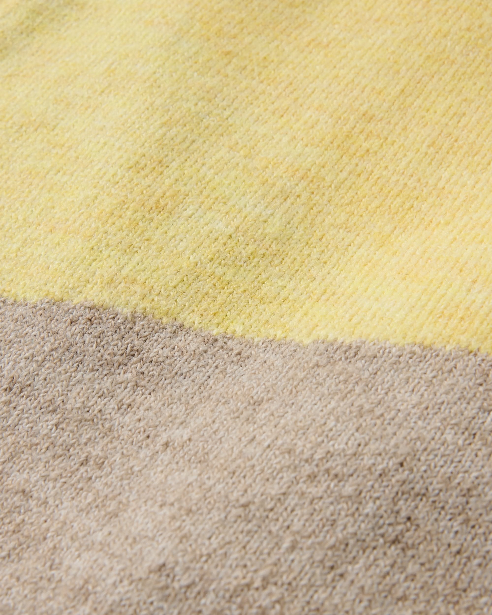 Scenic 'Light' Long Knitted Cardigan - Scenic Yellow - Flatlay