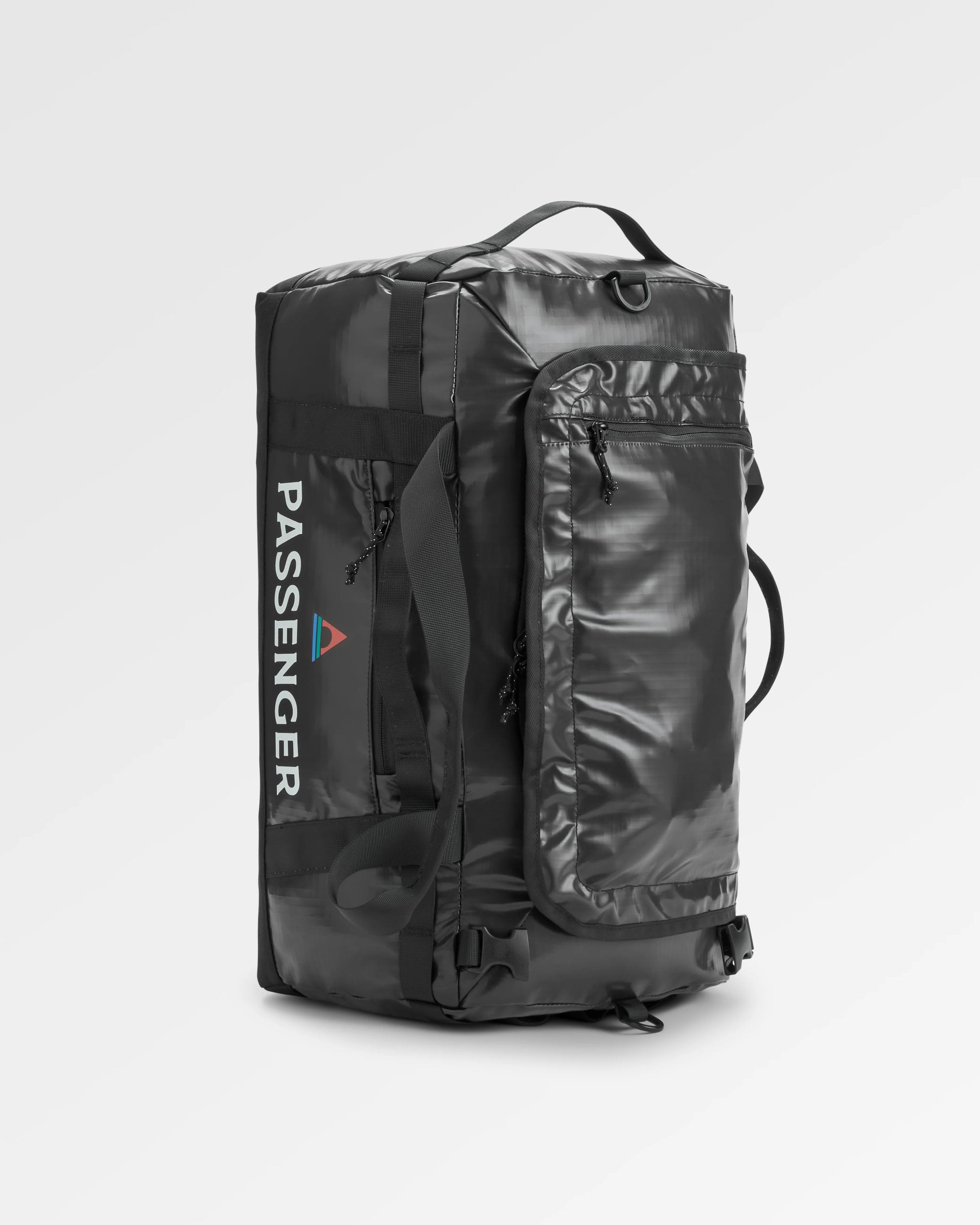 Roamer Recycled 40L Duffel Bag - Phantom Black - Flatlay