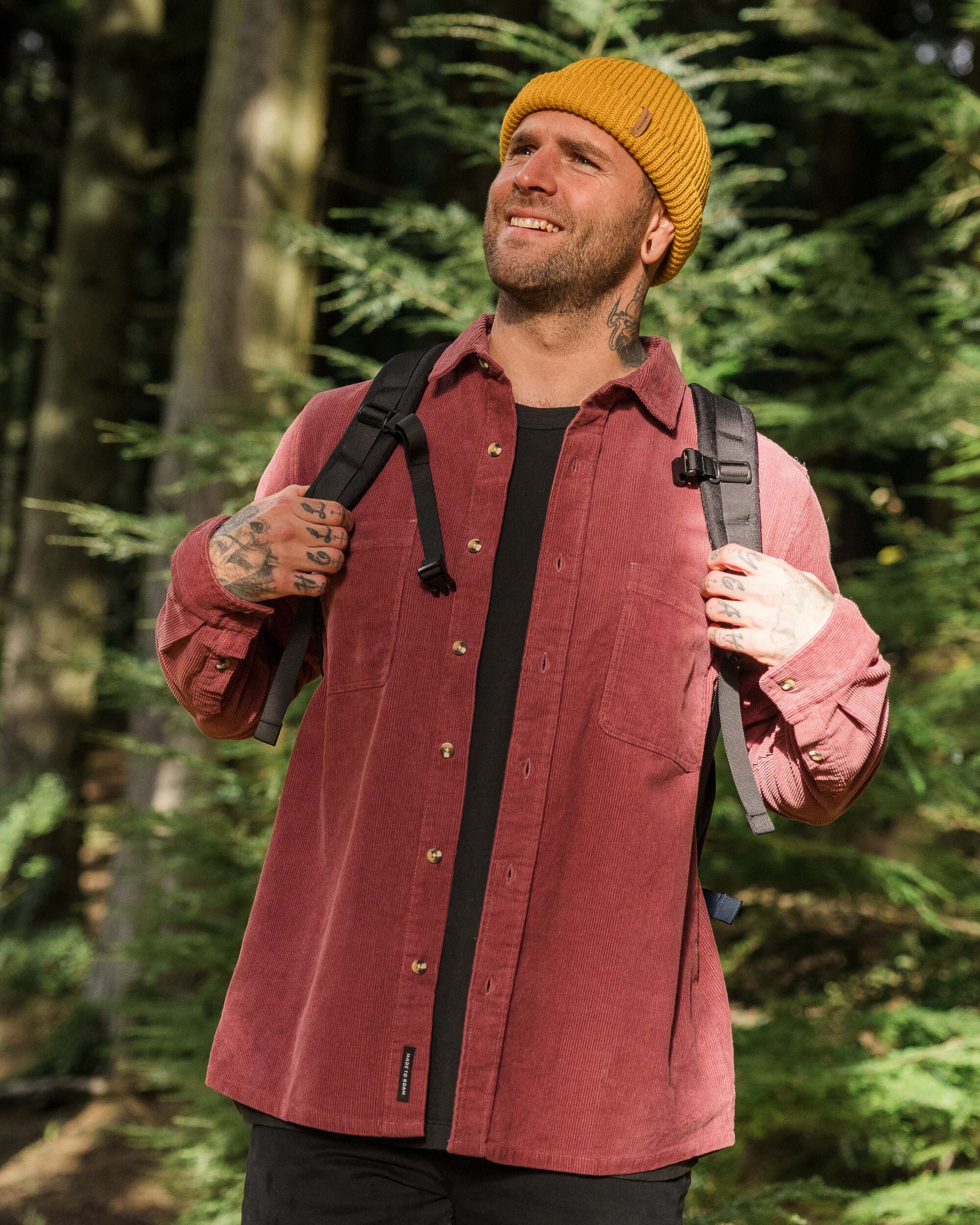 Backcountry Cord Shirt - Crushed Berry - Lifestyle