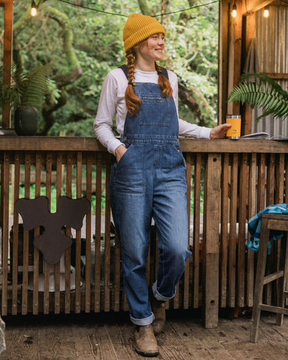 Shuffle Denim Dungarees - Denim Blue - Lifestyle
