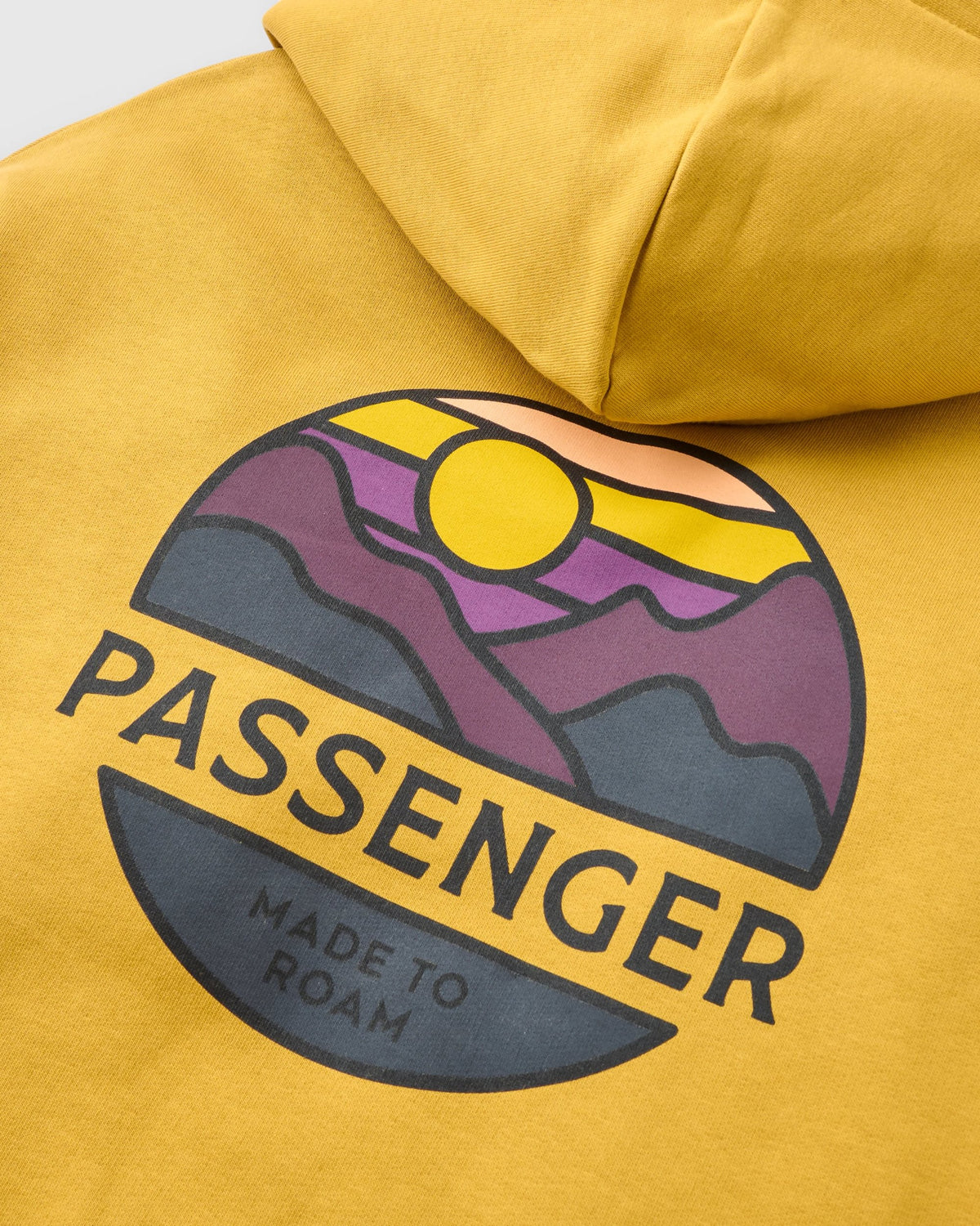 Laidback Relaxed Fit Hoodie - Dusty Ochre - Flatlay