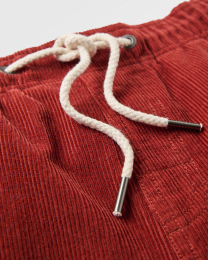 Drifter Cord Short 2.0 - Redwood - Flatlay
