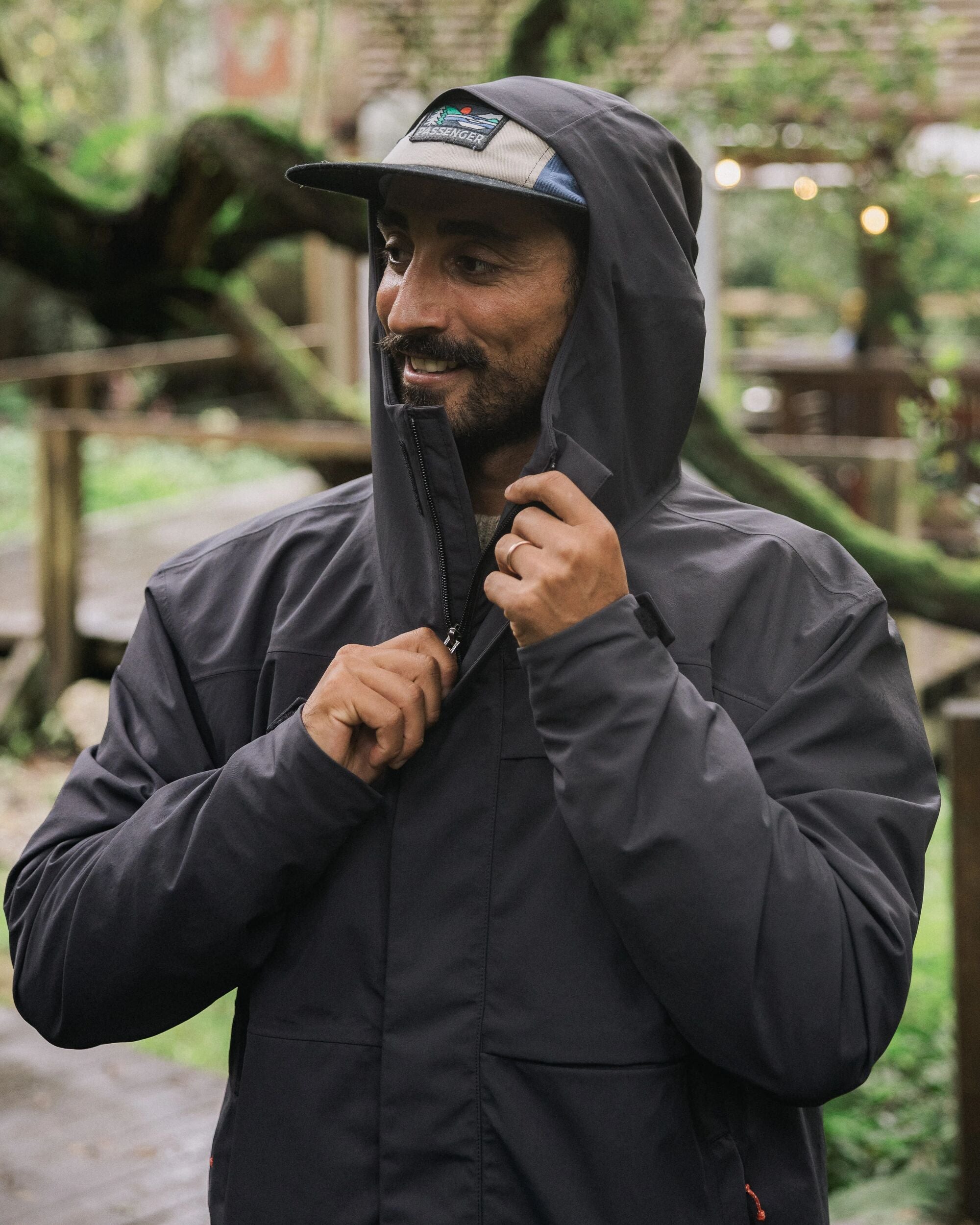 Overland Waterproof Jacket - Black - Lifestyle