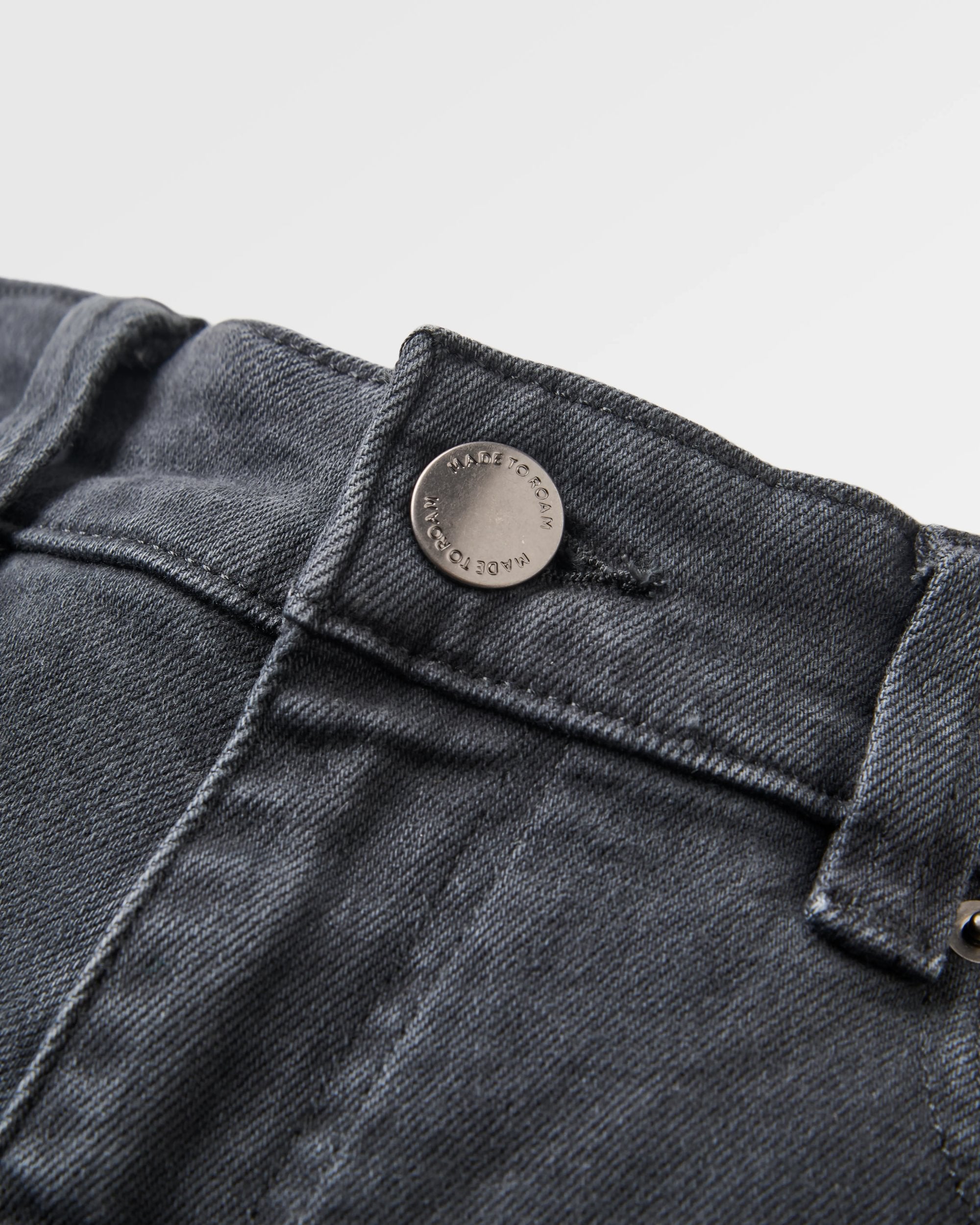 Farloche Organic Cotton Jeans - Black - Flatlay