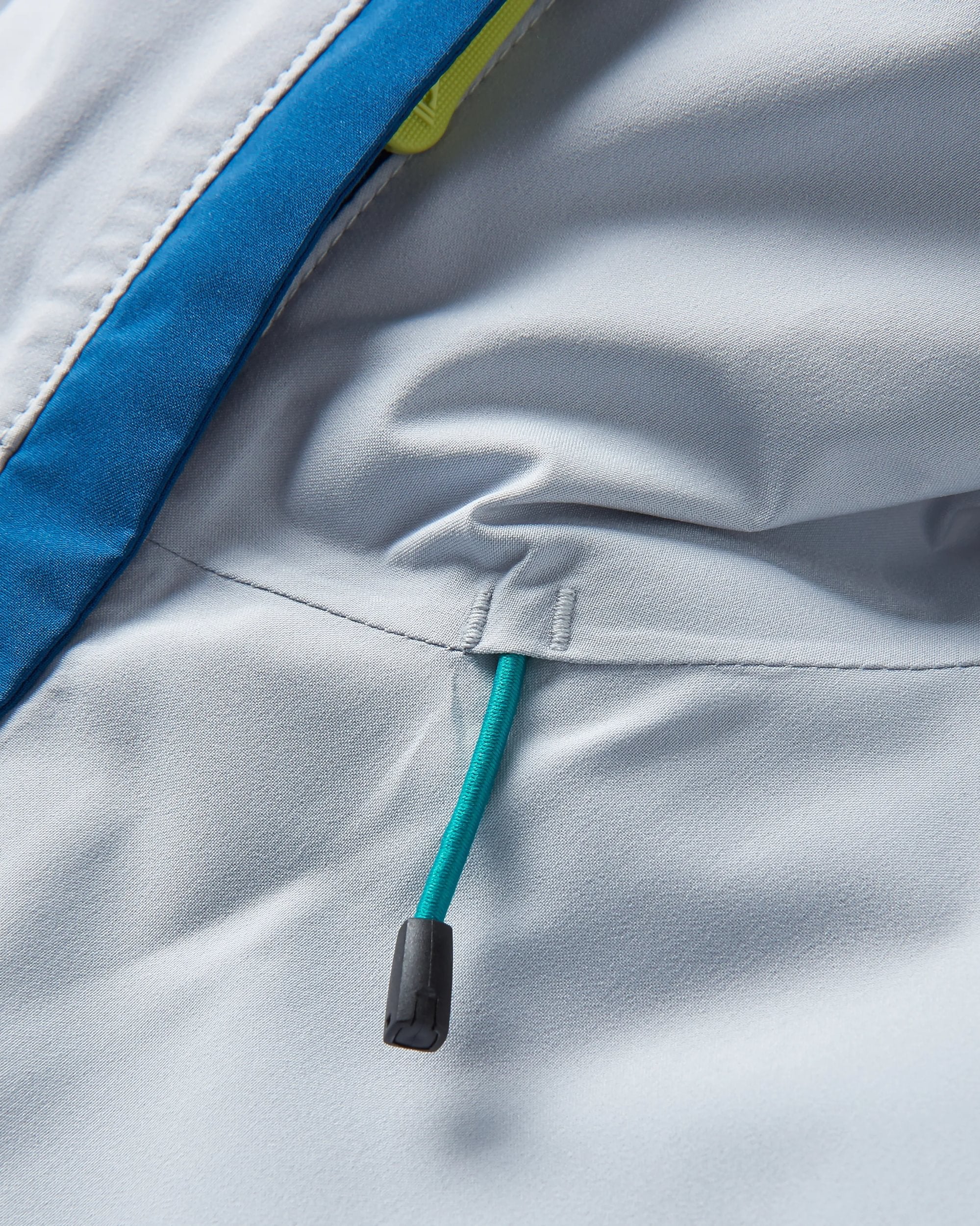 Rainstorm Recycled Waterproof Jacket - Grey Blue/Blue Steel - Flatlay