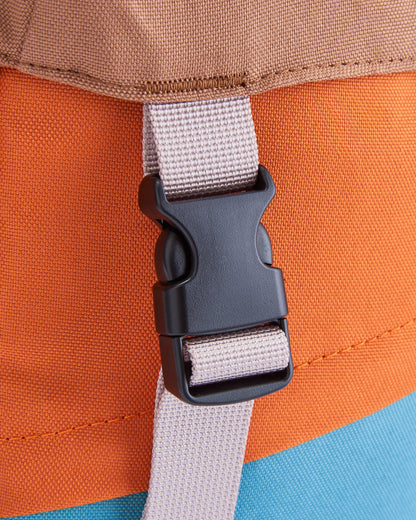 Boondocker Recycled 18L Backpack - Arctic/Retro Orange - Flatlay