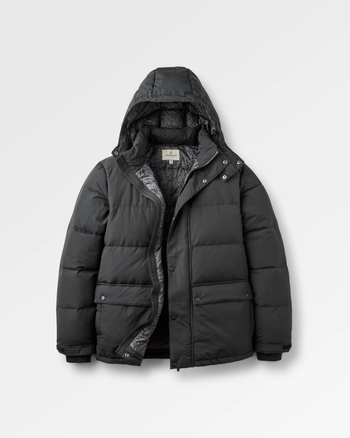 Grounded Insulated Jacket - Black - Flatlay