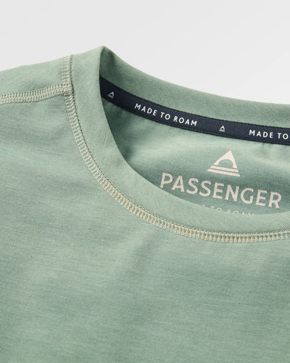 Roamscreen UPF50 Drirelease® Men's LS T-Shirt - Pistachio - Flatlay