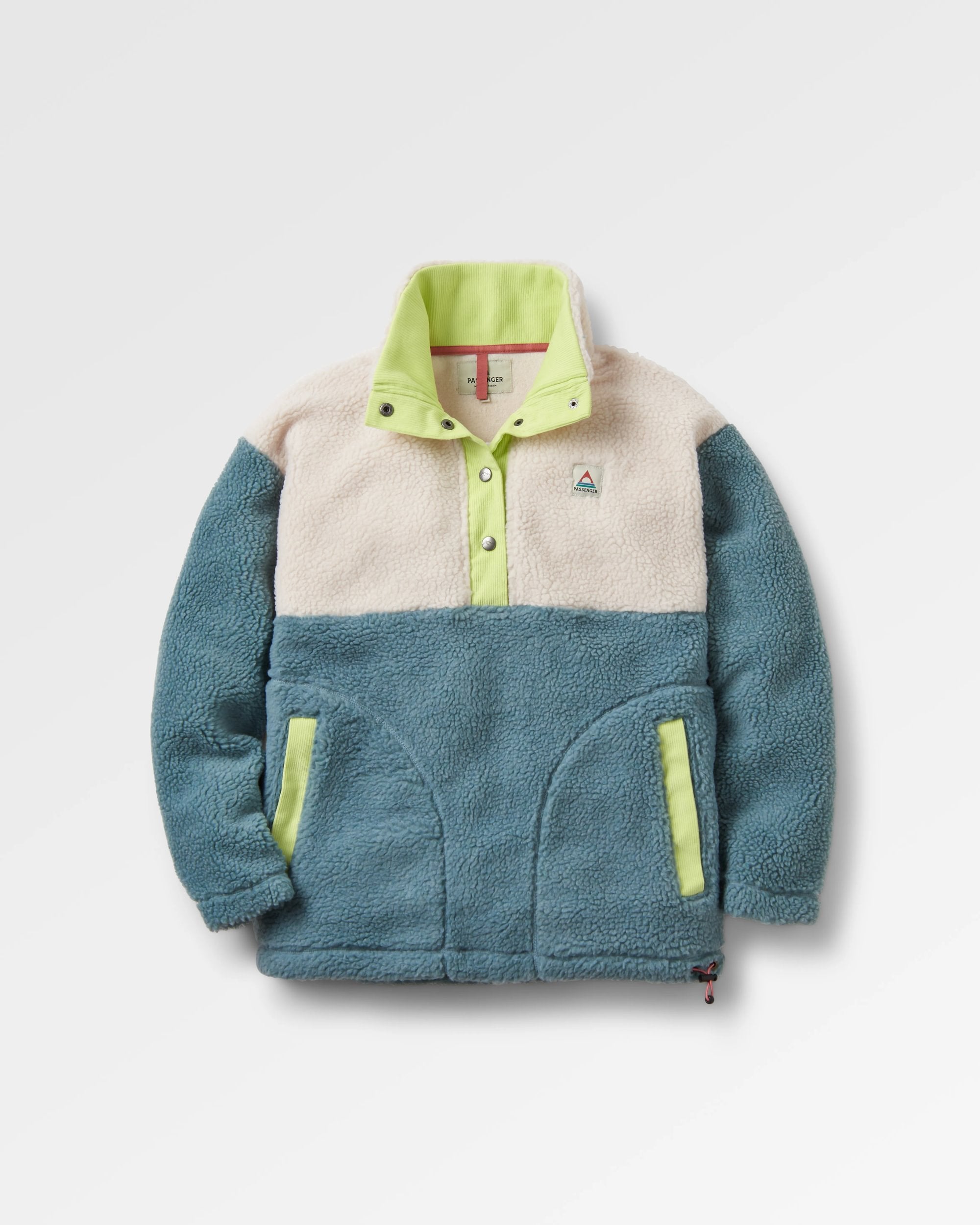 Create Recycled Deep-Pile Sherpa Fleece - Arctic - Flatlay