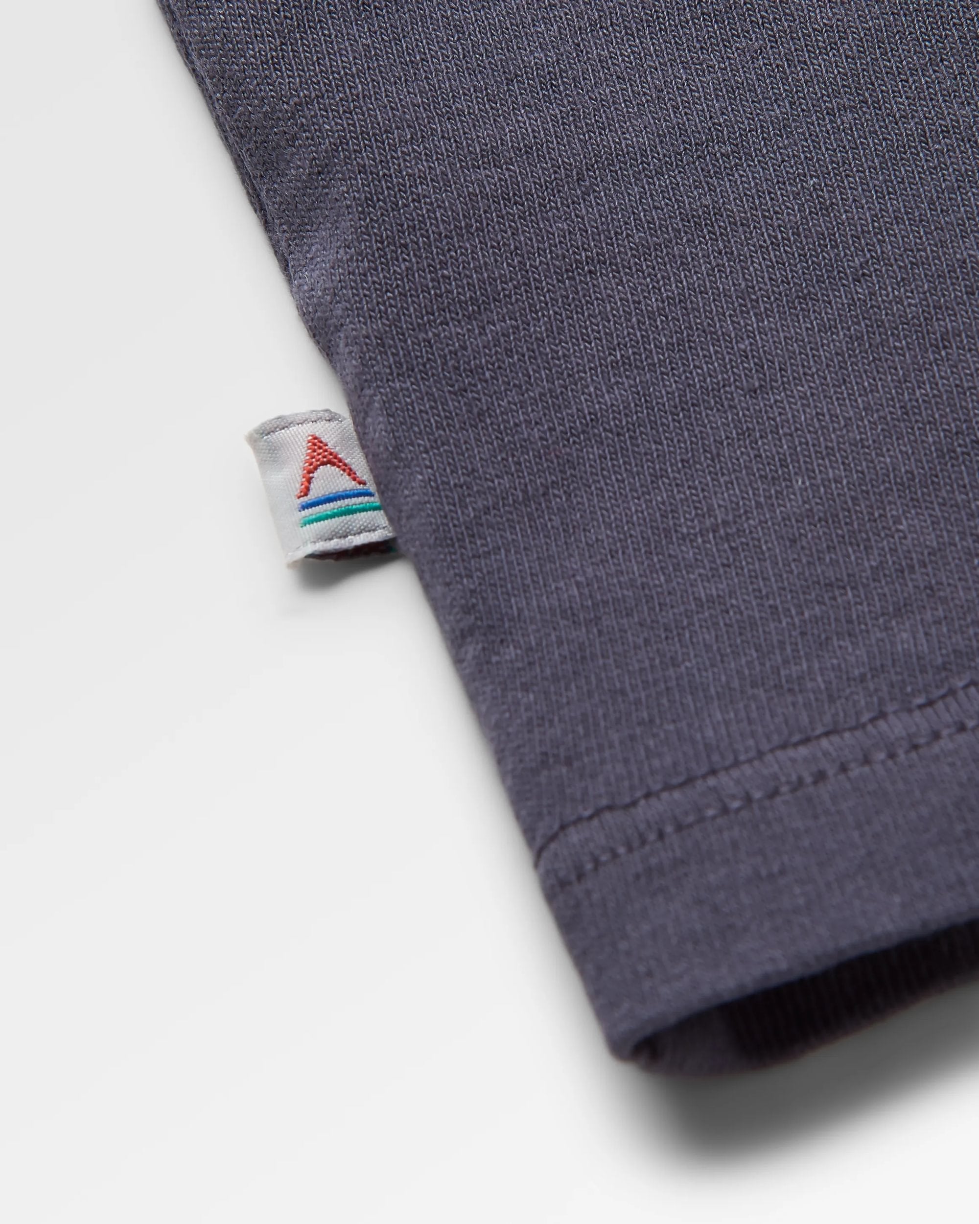 Drifters Oversized Recycled Cotton T-Shirt - Charcoal - Flatlay