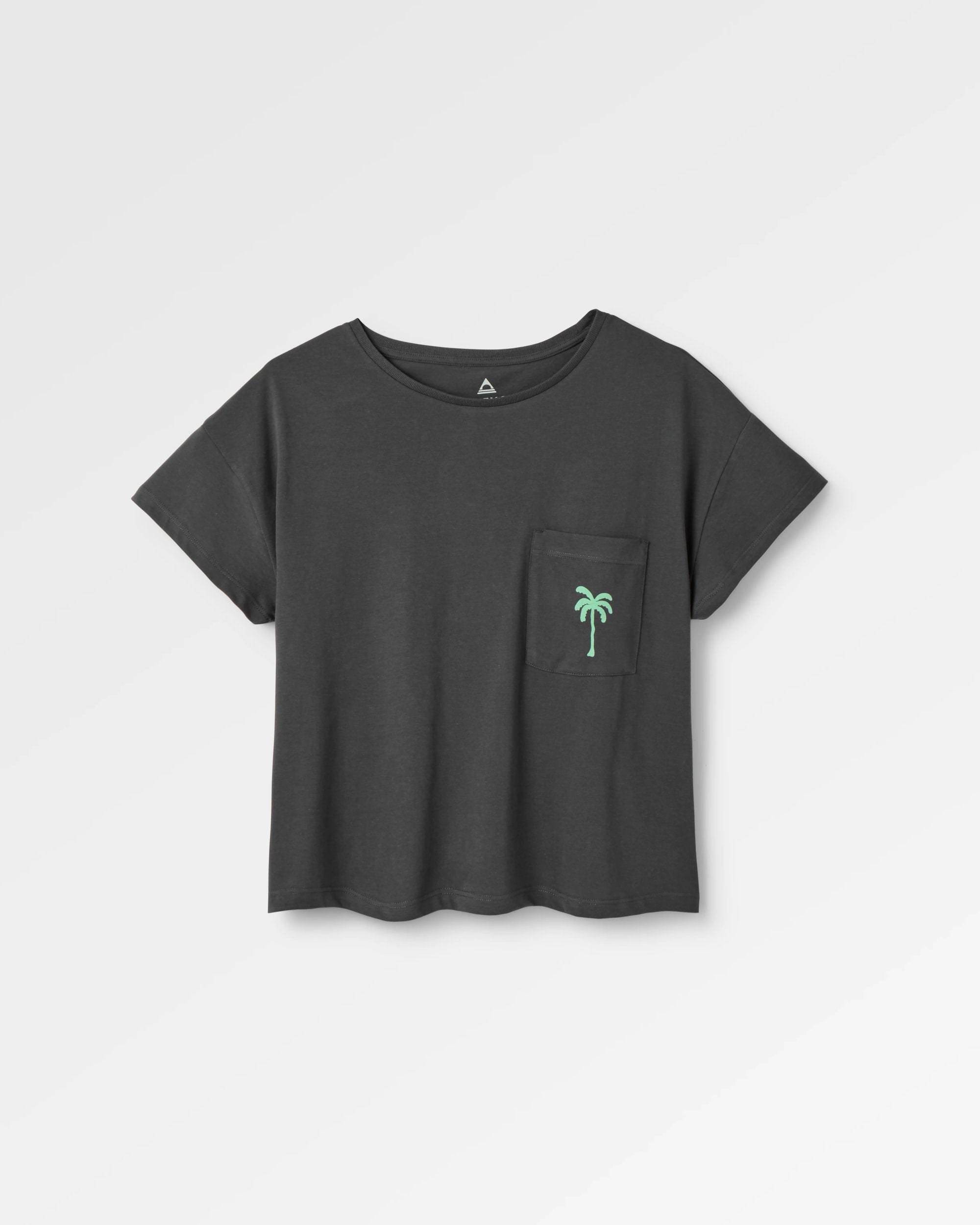 Stack Pocket T-Shirt - Faded Black