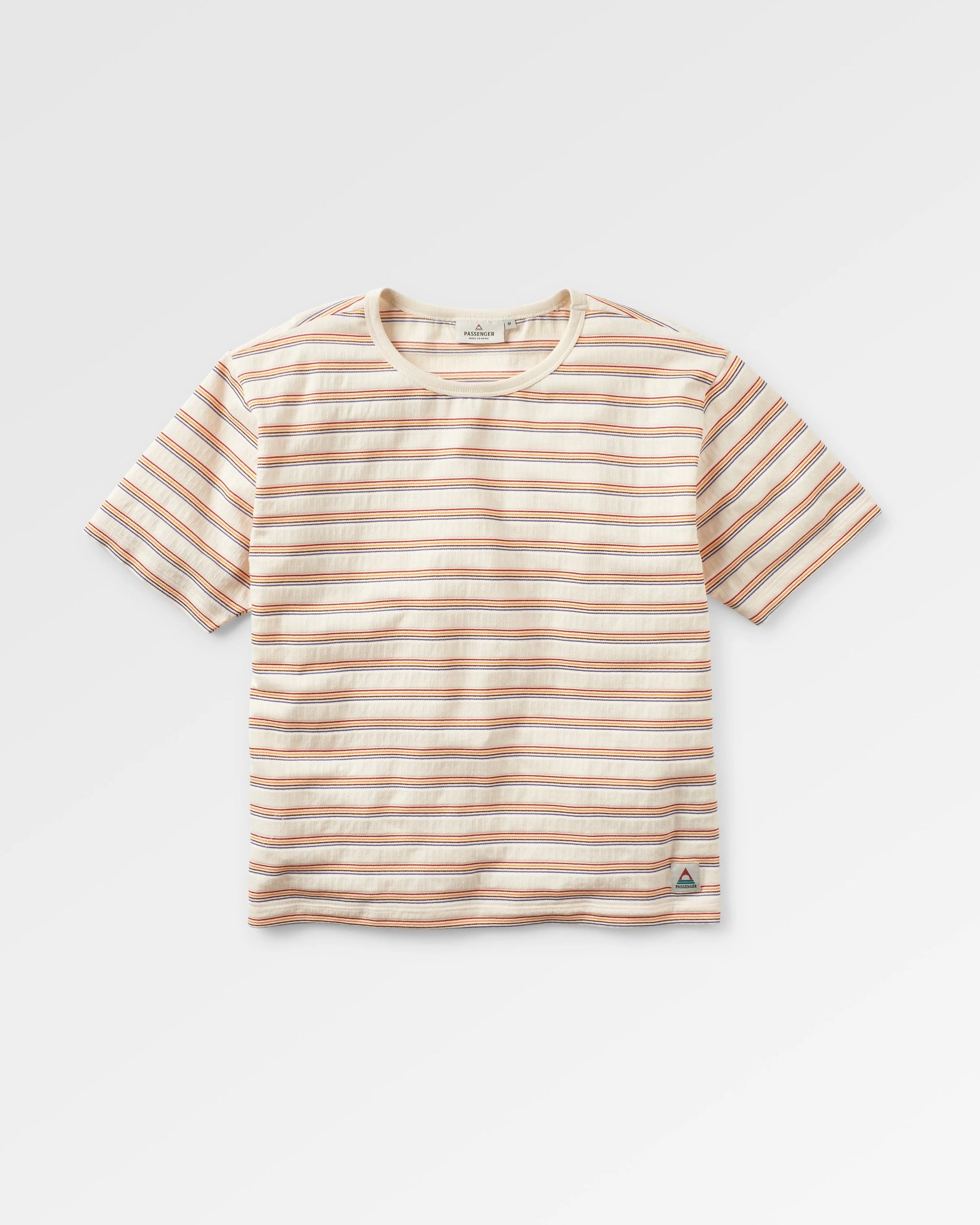 Retro Vibes Organic Cotton T-Shirt - Retro Stripe