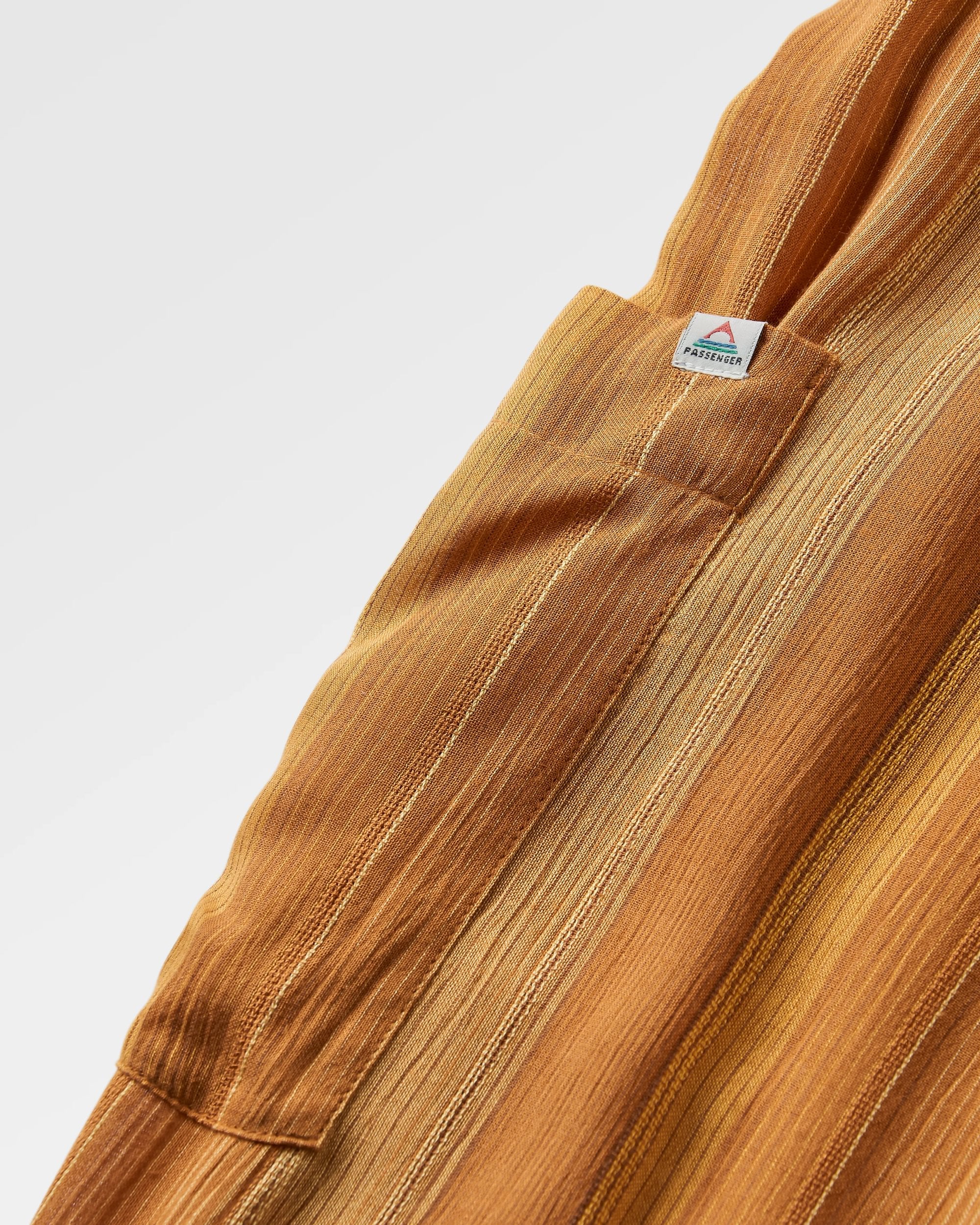 Someday Woven Trouser - Spruce Yellow Stripe - Flatlay