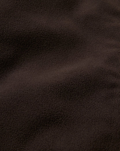 Somewhere Recycled Fleece - Caramel/Espresso - Flatlay