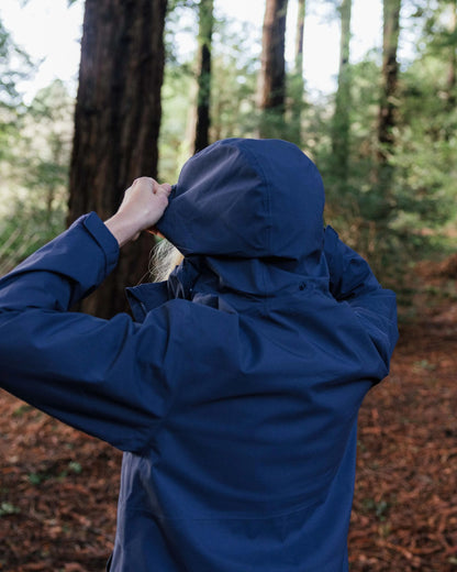 Skyline Recycled Waterproof Anorak - Rich Navy