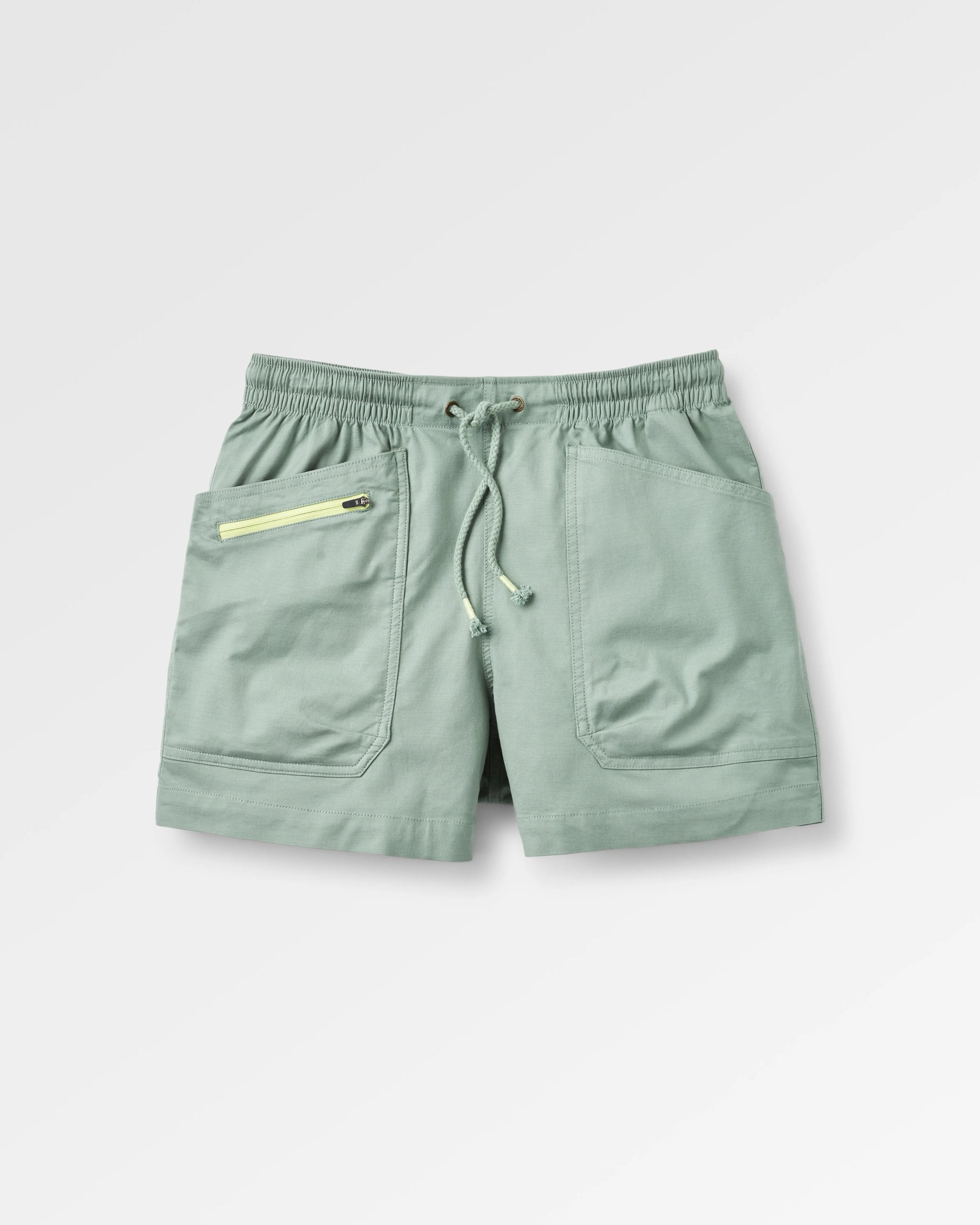 Basswood Organic Cotton Short - Pistachio - Flatlay