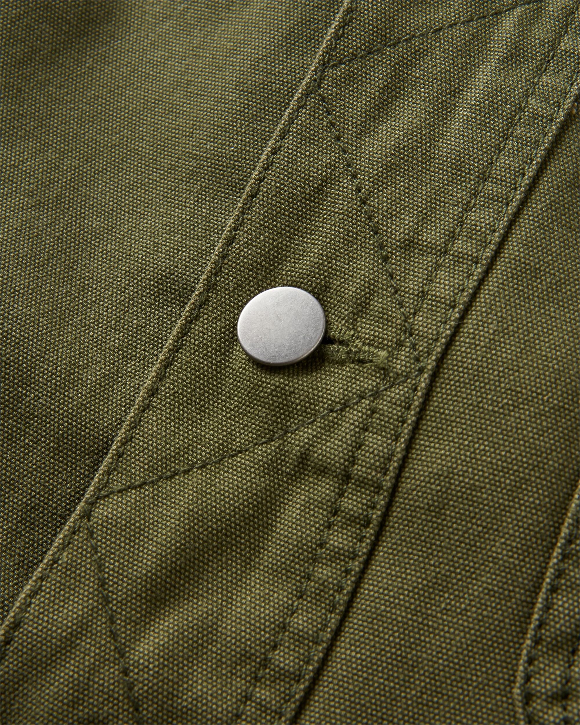 Falcon Organic Cotton Jacket - Khaki - Flatlay