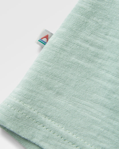 Rivergate Recycled Cotton Top - Spearmint - Flatlay