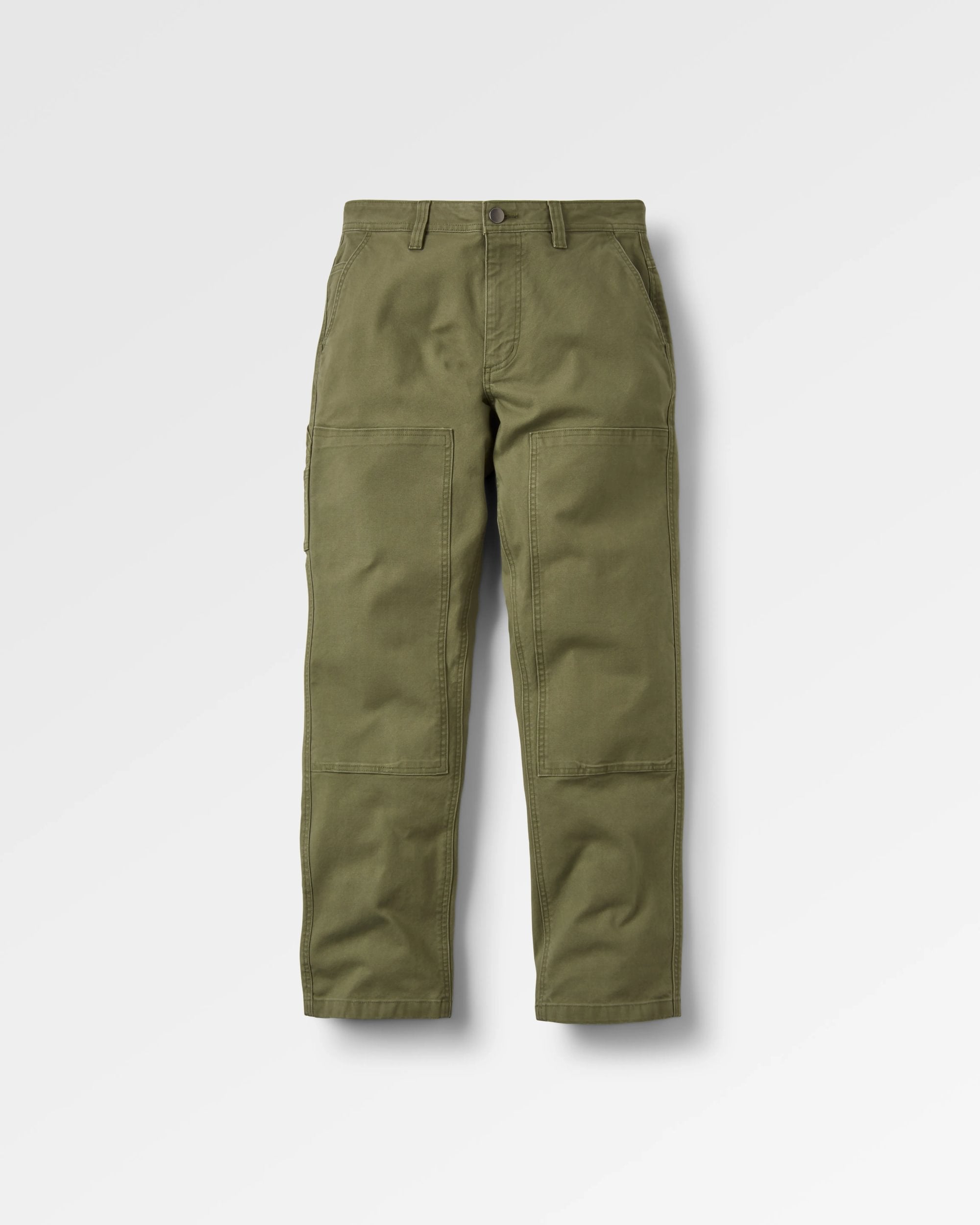 Vantage Organic Cotton Trouser - Khaki - Flatlay