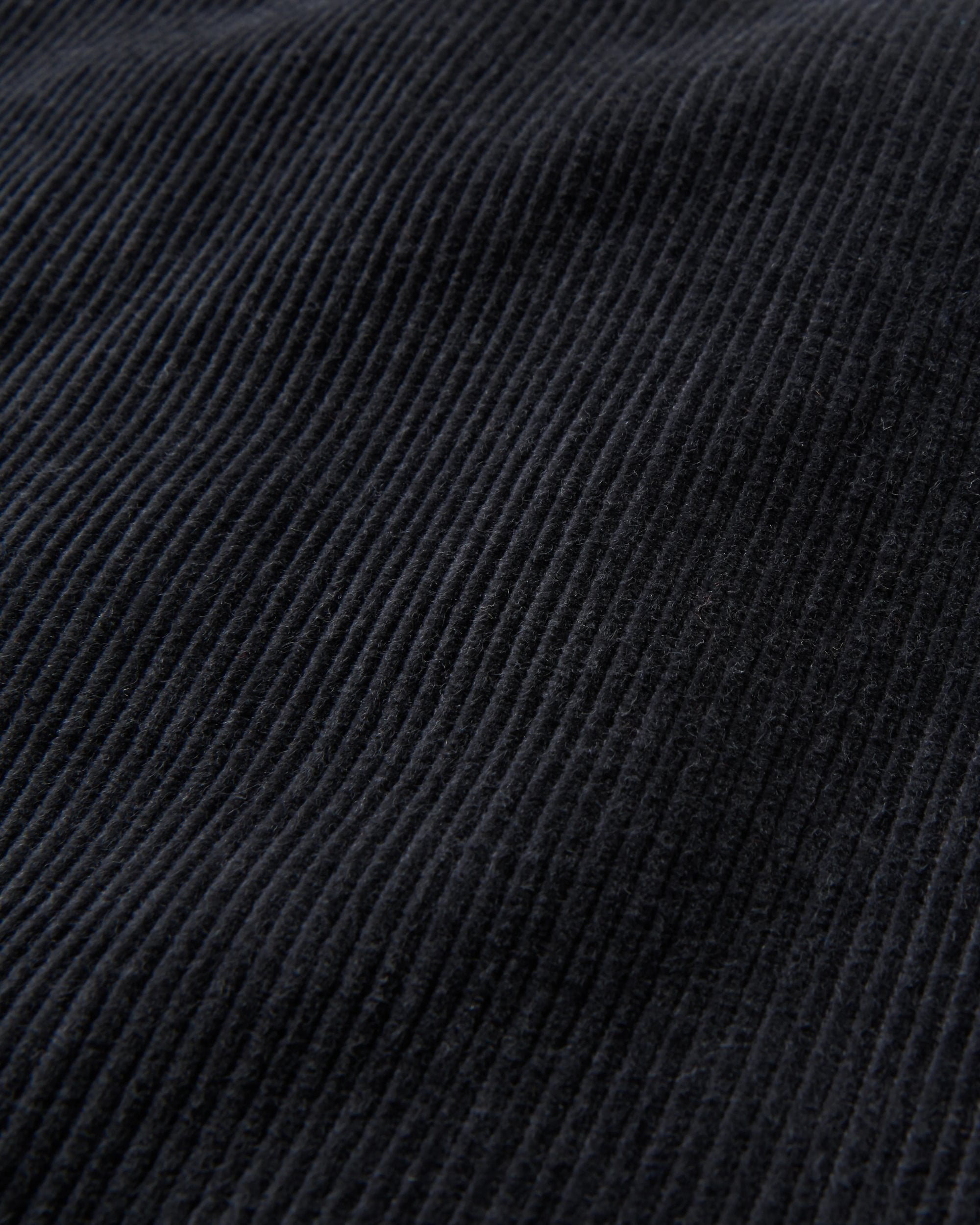 Kodiak Sherpa Lined Cord Overshirt - Faded Black - Flatlay