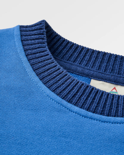 Aerial Long Sleeve Knit Top - Electric Blue - Flatlay