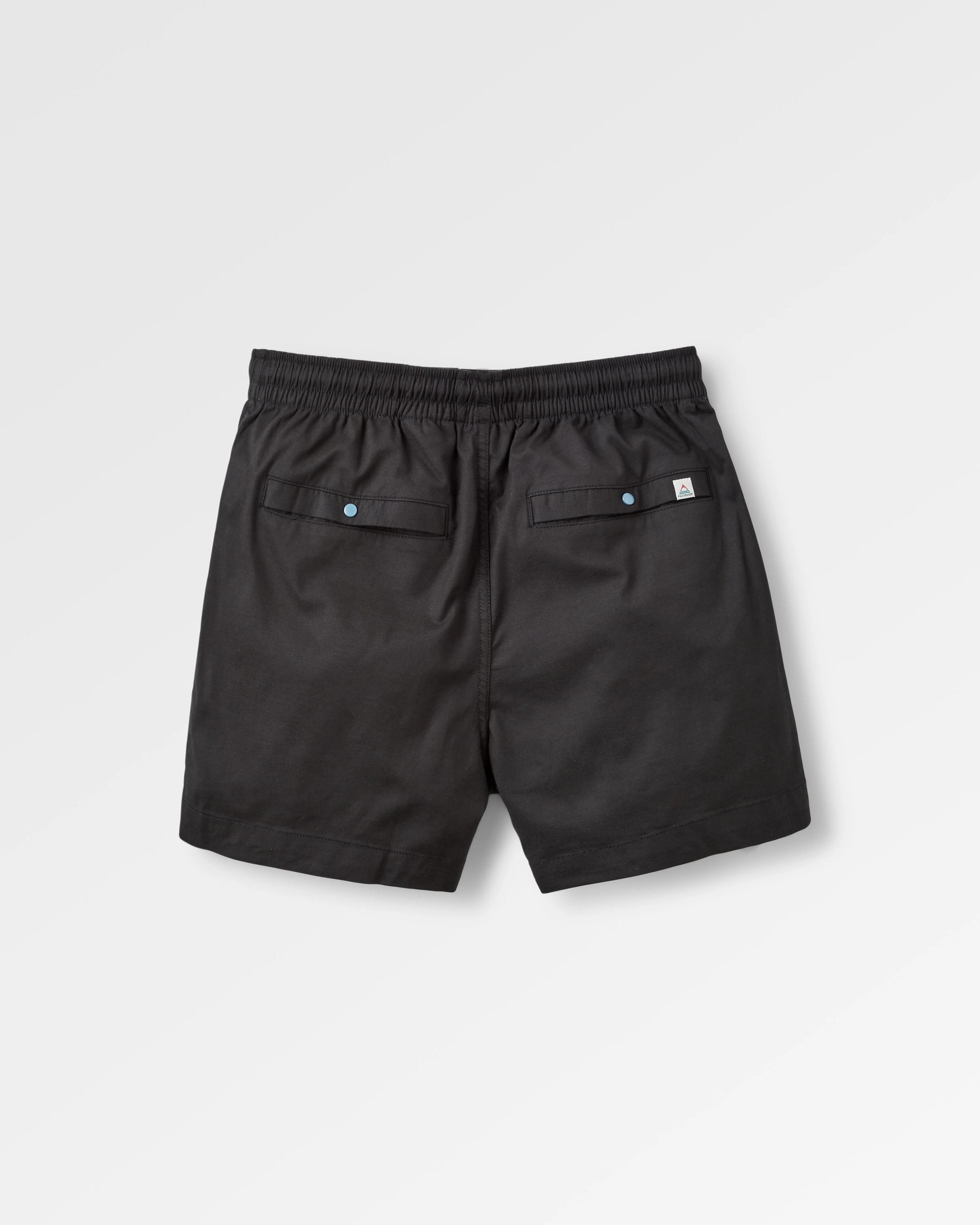 Basswood Organic Cotton Short - Black - Flatlay