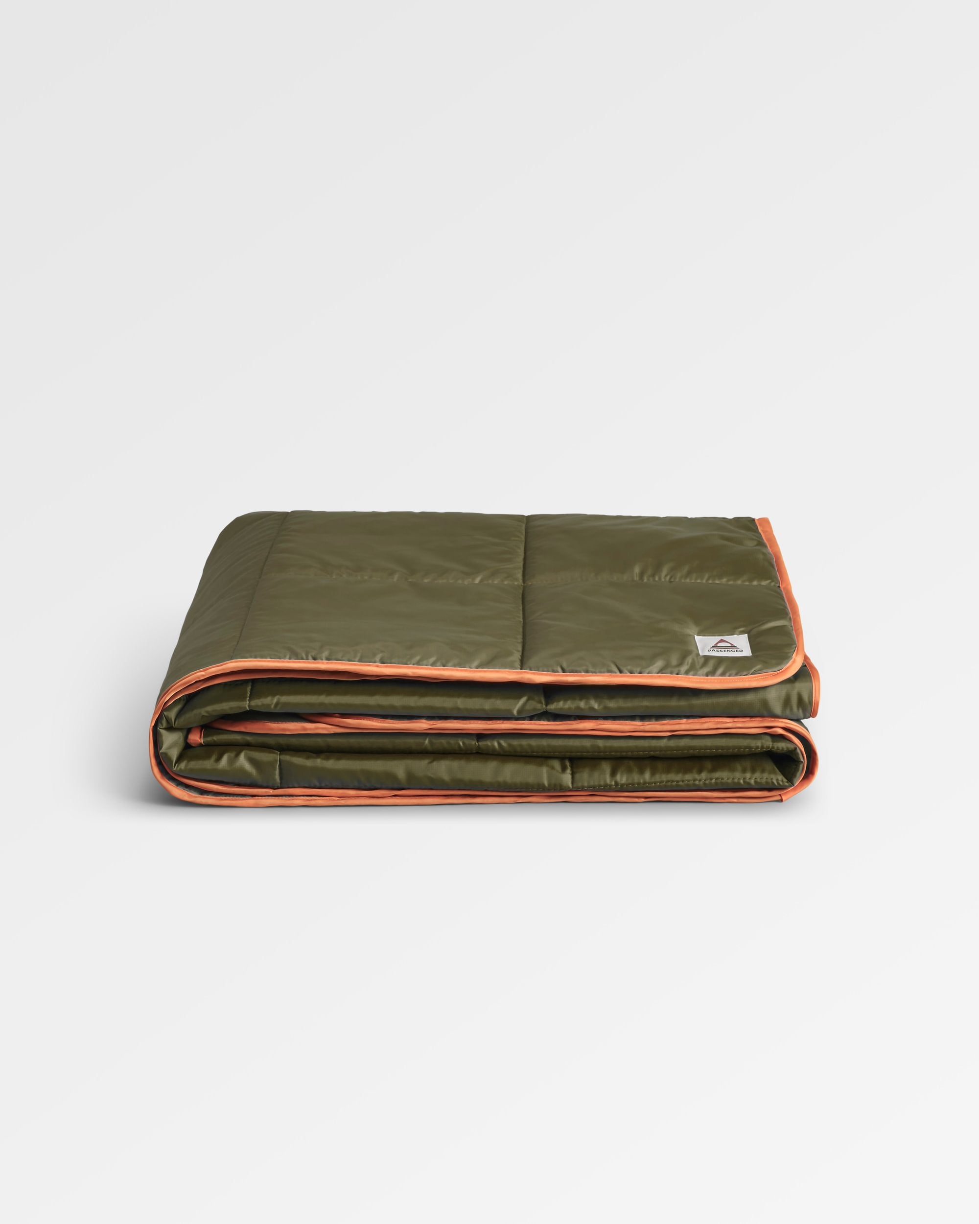 Travel Recycled Ripstop Blanket - Khaki - Flatlay
