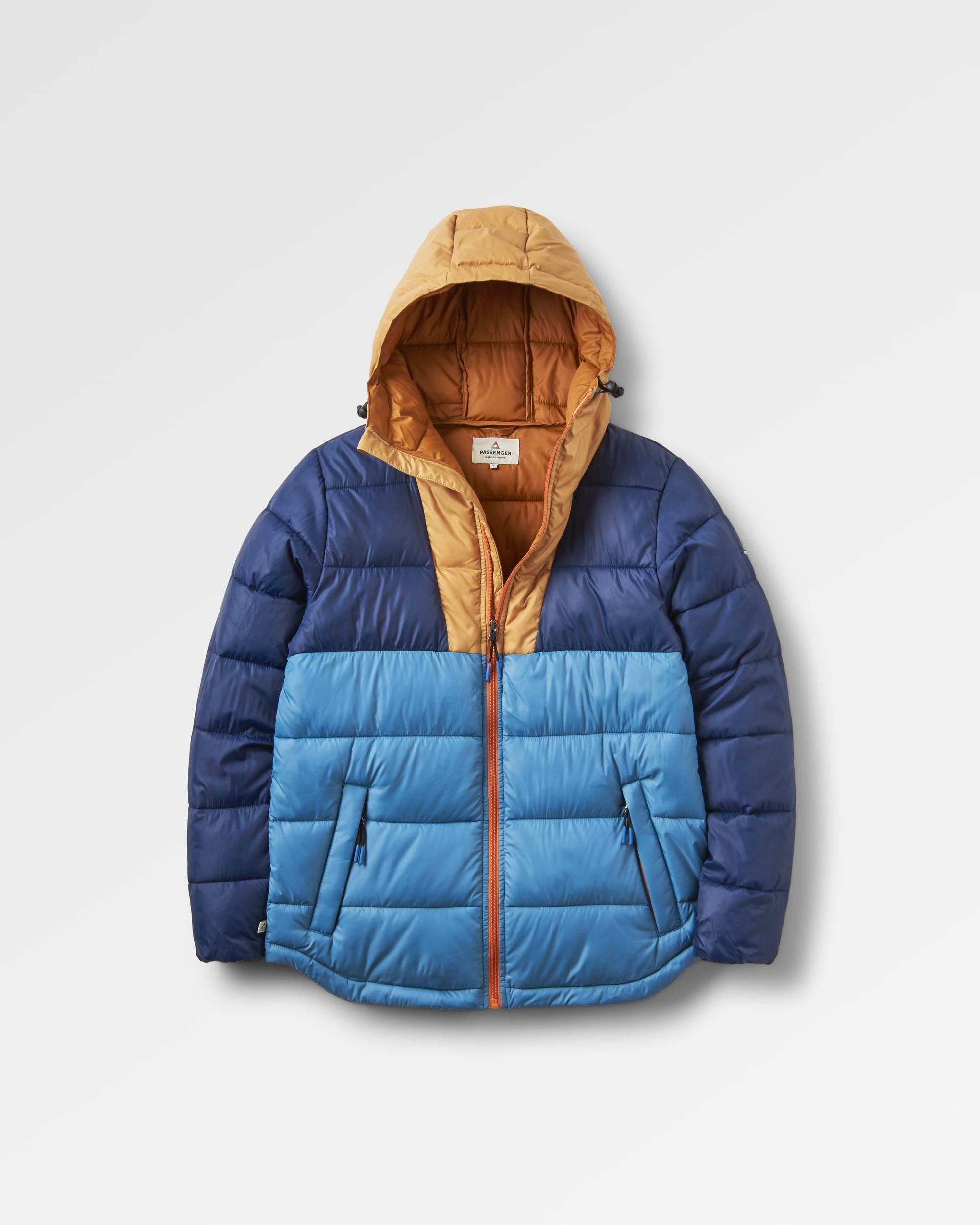 Kai Recycled Insulated Jacket - Rich Navy - Flatlay