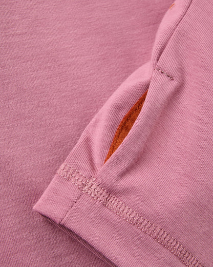 Roamscreen UPF50 Drirelease® Women's Hoodie - Pink Haze - Flatlay