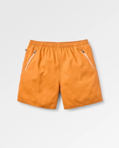 Flaris Cotton Short - Sunrise Orange - Flatlay
