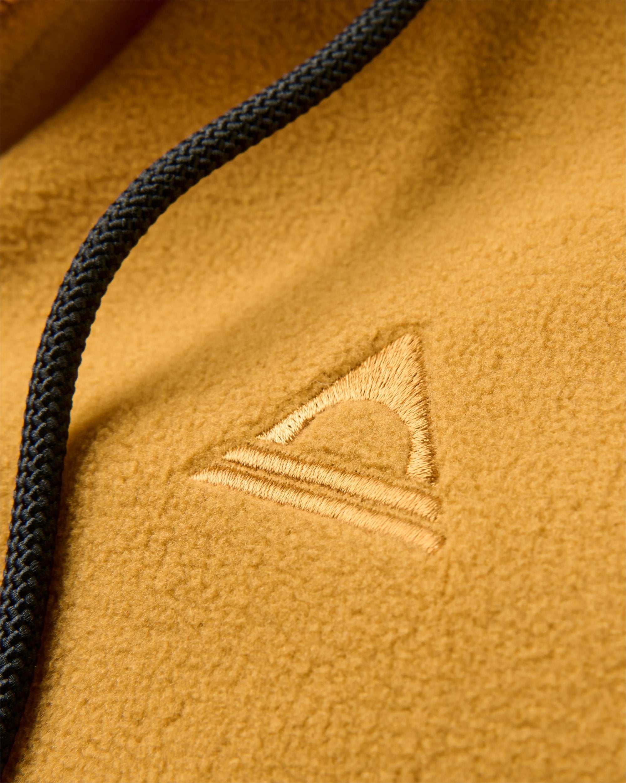 Ayla Micro Polartec® Hooded Fleece - Dusty Ochre - Flatlay