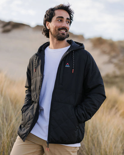 Dylan Recycled Insulated Full Zip Jacket Black – Passenger