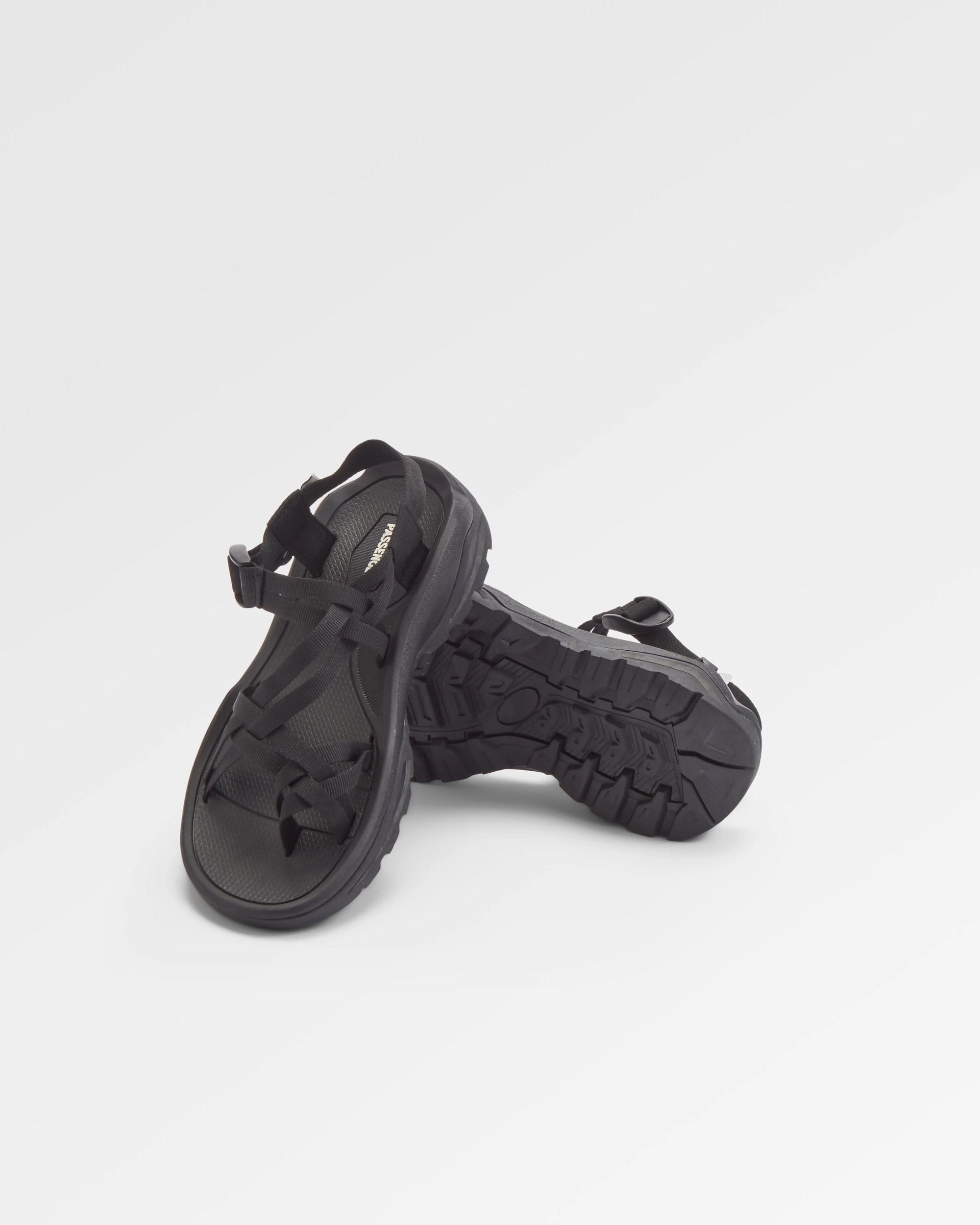 Atlas Roam Sandal - Black - Flatlay