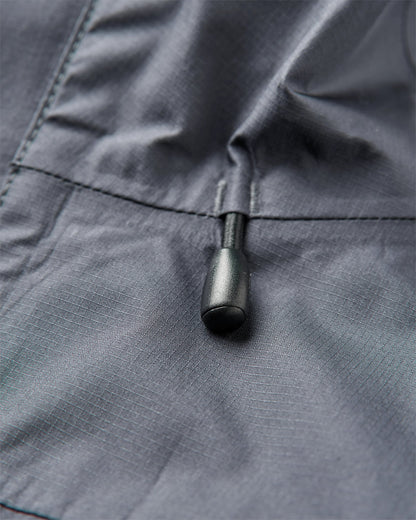 Trailscape Men's Recycled Waterproof Jacket - Charcoal - Flatlay