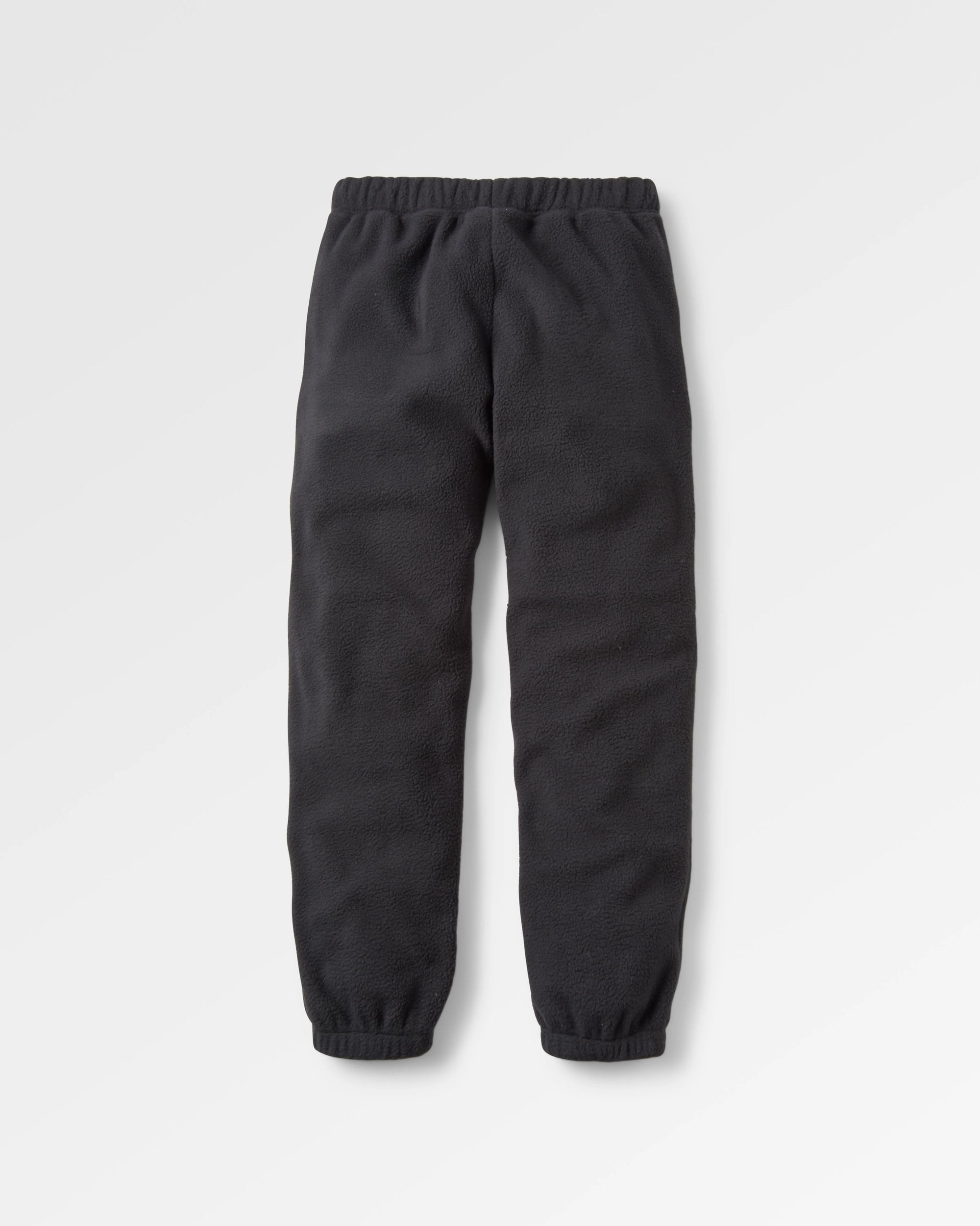Offgrid Recycled Sherpa Fleece Jogger - Black - Flatlay
