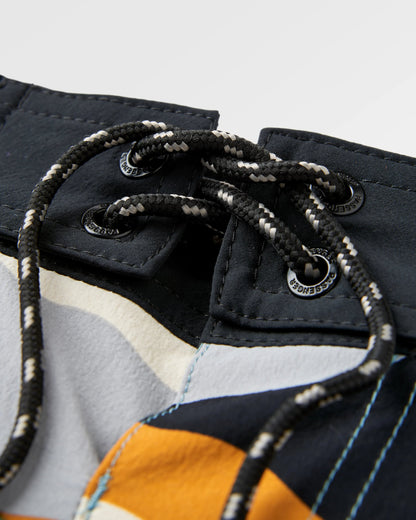 Cutback NetPlus® Recycled Boardshort - Vista Patchwork Arctic - Flatlay