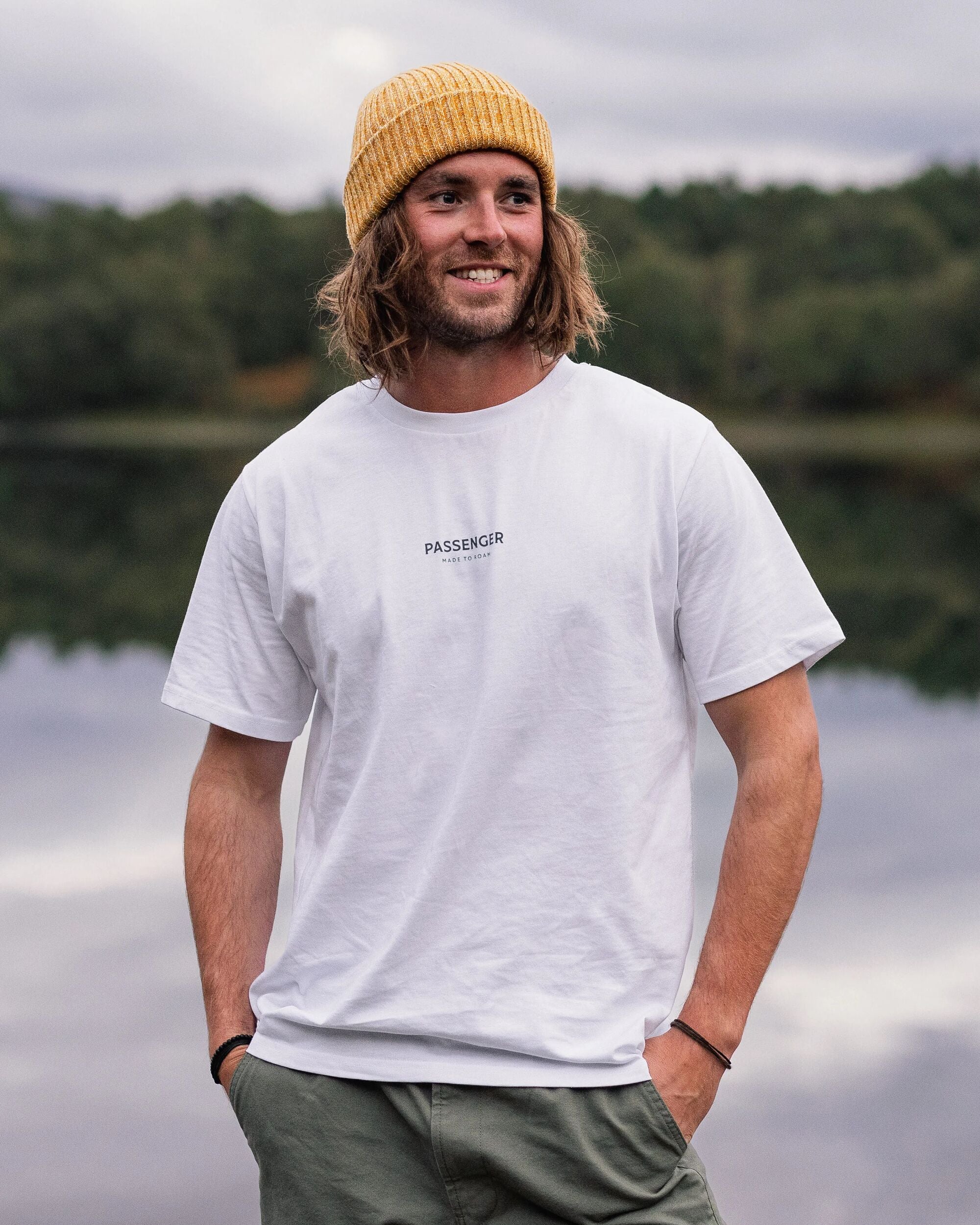 Phoenix Organic Cotton T-Shirt - White - Lifestyle