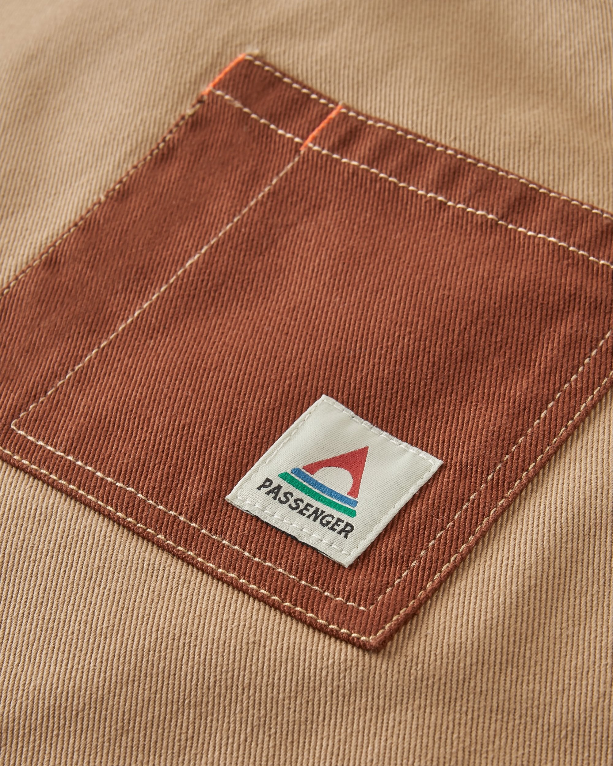 Campfire Recycled Cotton Apron - Elmwood - Flatlay