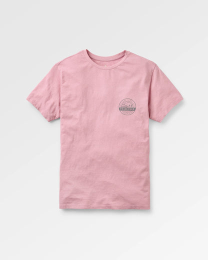 Odyssey Recycled Cotton T-Shirt - Pink Haze - Flatlay