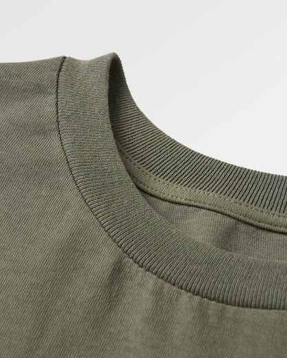 Escapism Recycled LS T-Shirt - Dusty Olive