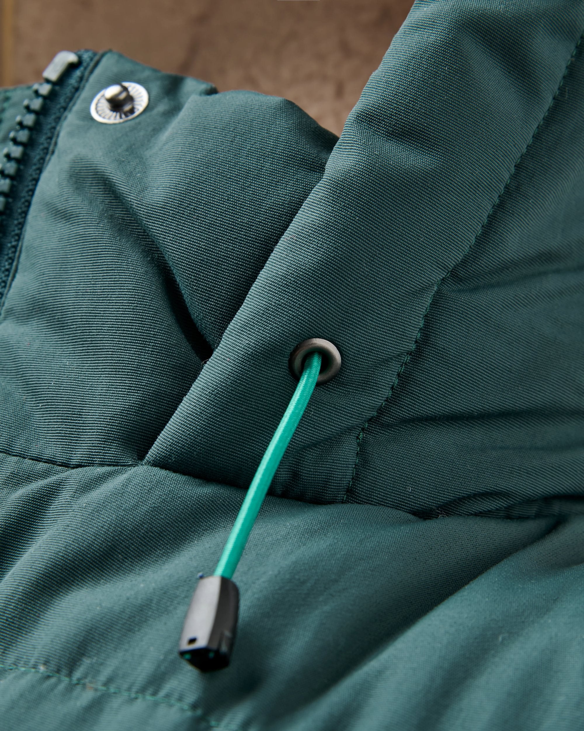 Nook Down Jacket - Dark Fern  - Flatlay