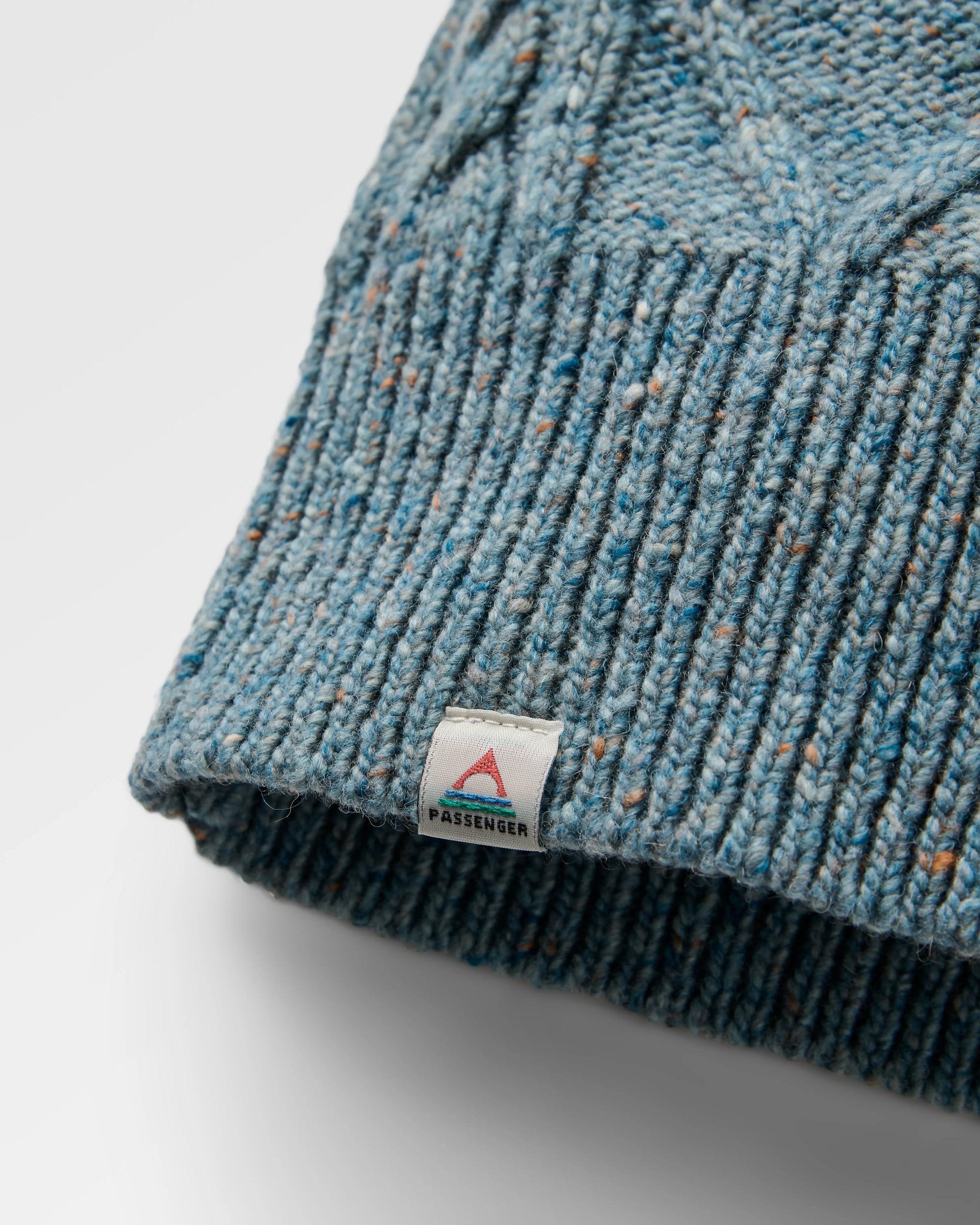 Sandbar Recycled Knitted Jumper - Arctic - Flatlay